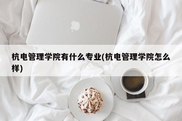 杭电管理学院有什么专业(杭电管理学院怎么样)